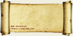 Irena Bačić vizit kartica